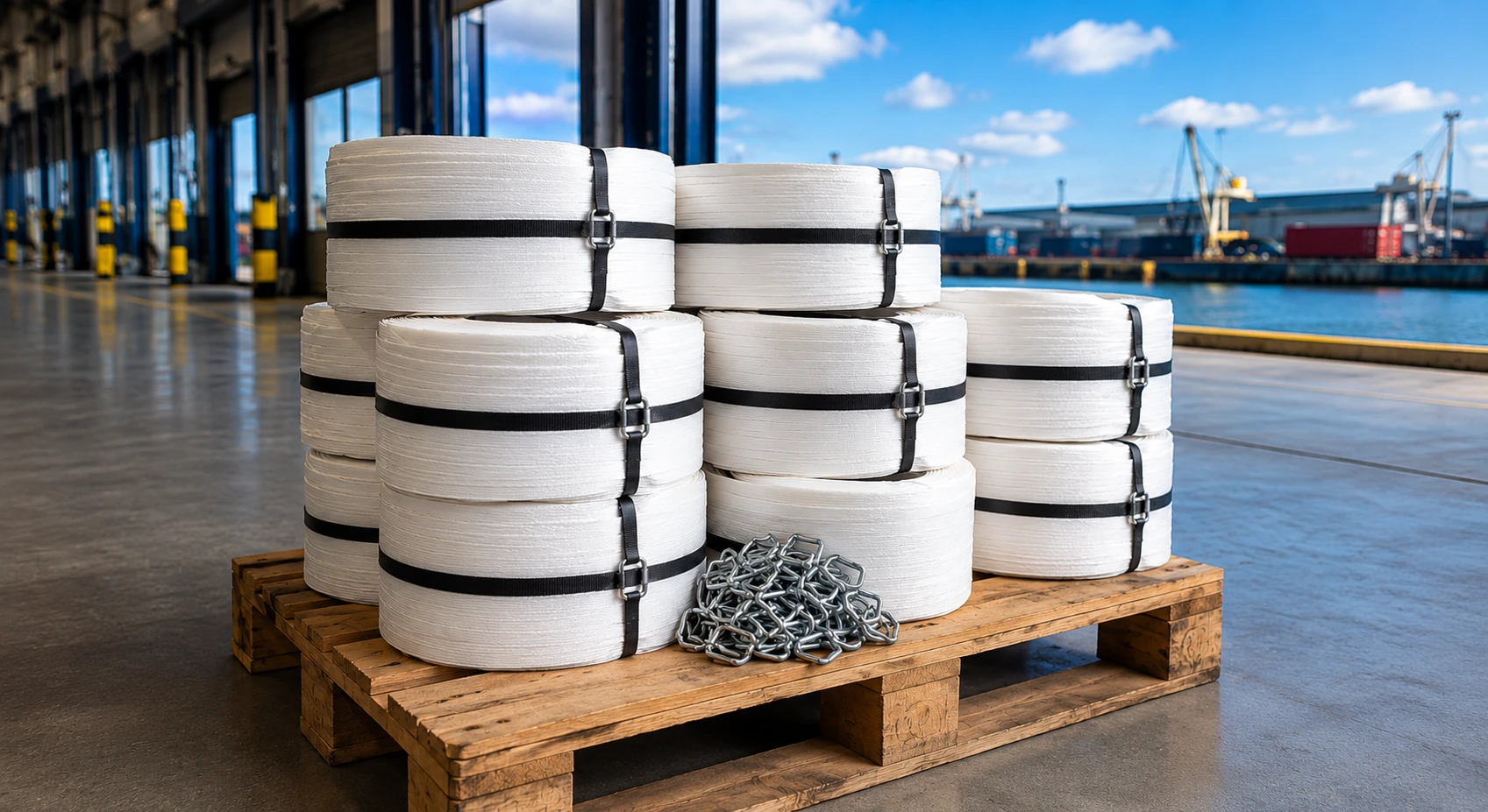 Composite Cord Strap Exporter Ireland — Greenstrix Industrial Packaging